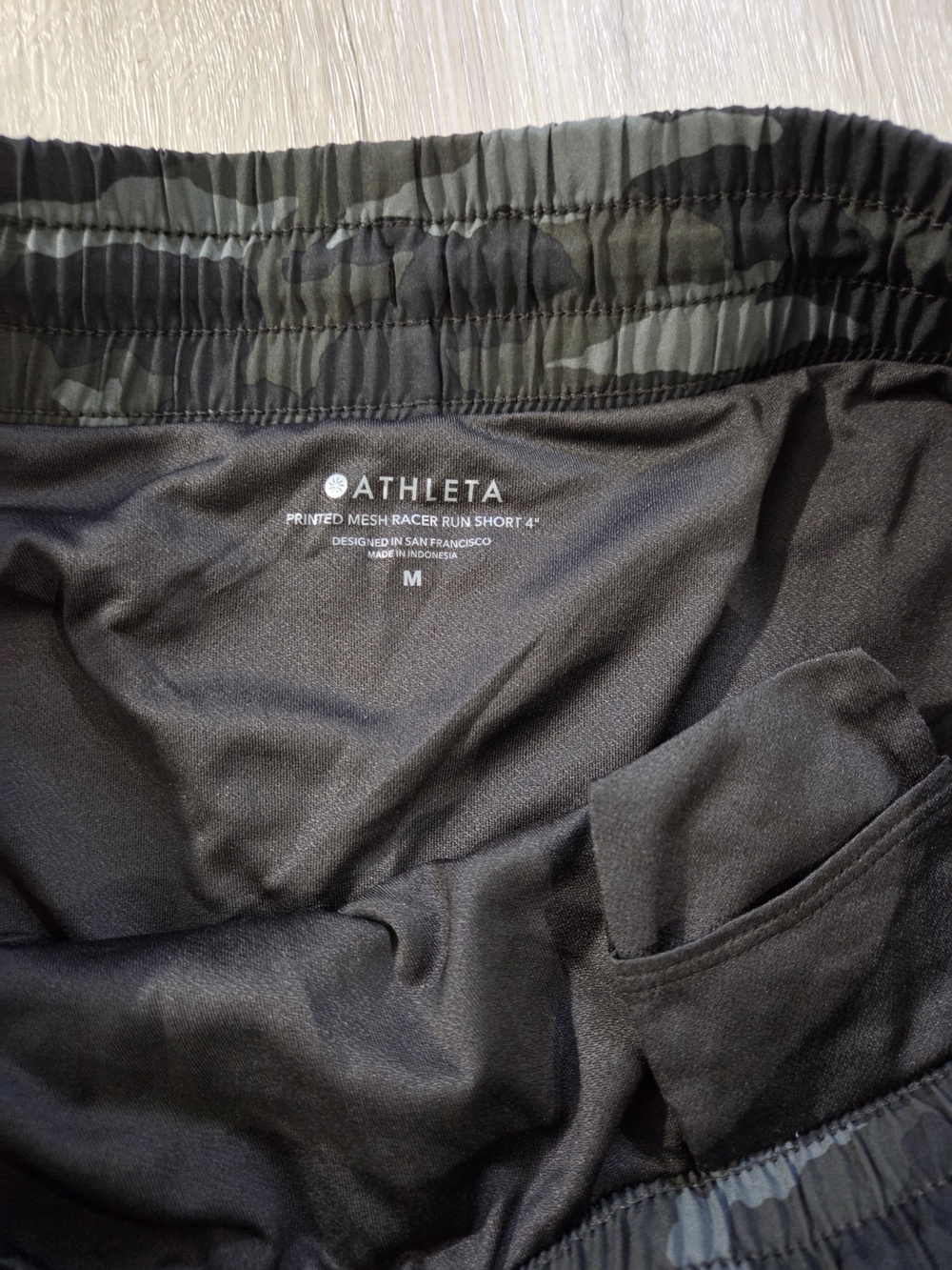 Athleta Printed Mesh Racer Run Short (4" Inseam) - Picture 7 of 10